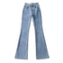 Women's Love Fart Pocket Flare Jeans - ROUTINE FASHION